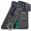 Shockproof Magnetic Phone Case for Motorola moto G 5G G Stylus Power play 5G 2025 Slide Camera Lens Ring Stand Protect Cover