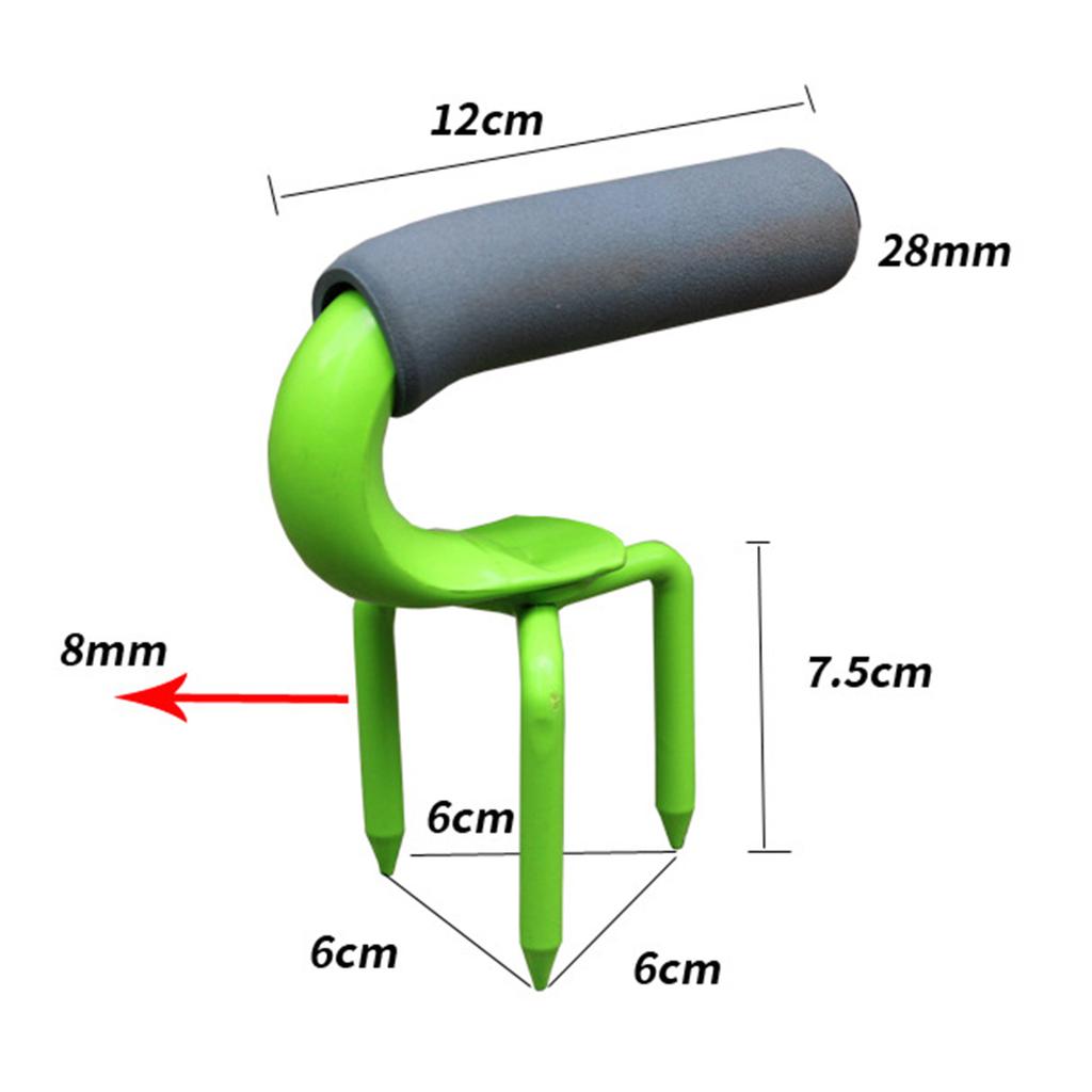 Soil Loosener 3 Claw Hand Tiller Gardening Farms Claw Cultivator Garden Soil Tiller Manual for Potted Agricultural Planting