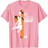 Basketball Faith Graphic Tee I Can Do All Things Through Christ Men T-Shirt Casual Print