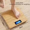 Bilancia Pesapersone Legno Antigoccia Domestica Precisa Smart Bilancia Grasso Corporeo Elettronica Bilancia Pesapersone Digitale a LED da Bagno