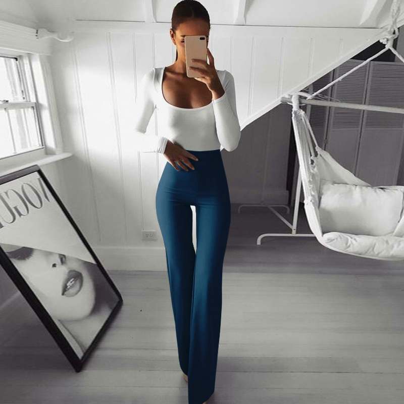Bell Bottom Legging Soft Flare Pants 