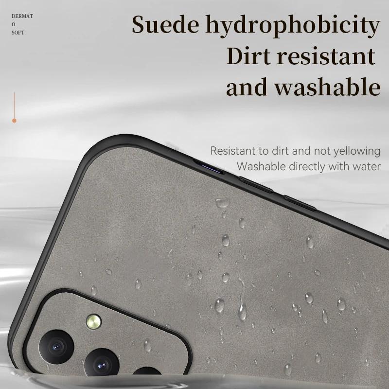 Sheepskin Leather Shockproof Case for Samsung Galaxy A14 A24 A34 A54 A13 A32 A52 A23 A53 A73 A72 A12 A15 M53 M23 S20 S22 Cover