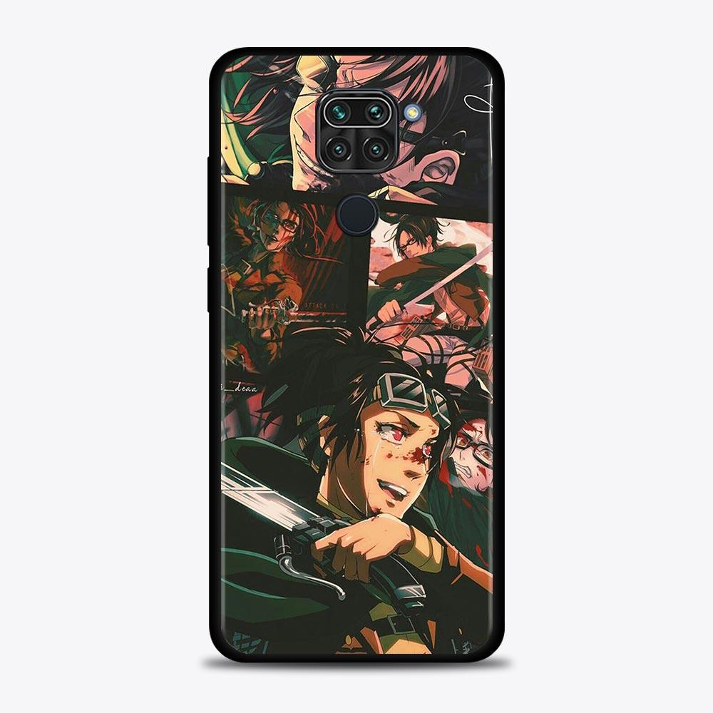 Attack On Titan Girl1 Anime Telefon Kabuk Xiaomi Redmi Için Not 10 9 9S 9T 8 8T 7 Pro Max Kapak Redmi için K40 9 9T 9A 9C Yumuşak Kılıf