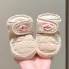 Winter-Style Baby Shoes, 0-1 Year Olds: Newborn Cotton with Velvet, Soft Soles, Anti-Drop Design