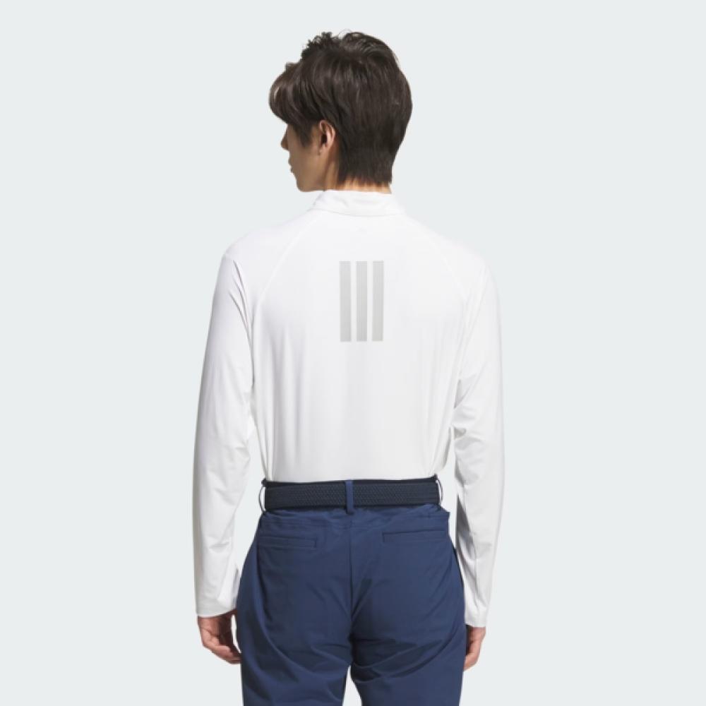 AdidaS Golf 25SS Men S 3S Long Sleeve Polo T ShirT whiTe Kb3066