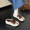 Mao Mao shoes women's new retro soft-soled lace-up flat-soled single shoes fashion big head shoes casual shoes breadboard shoes
