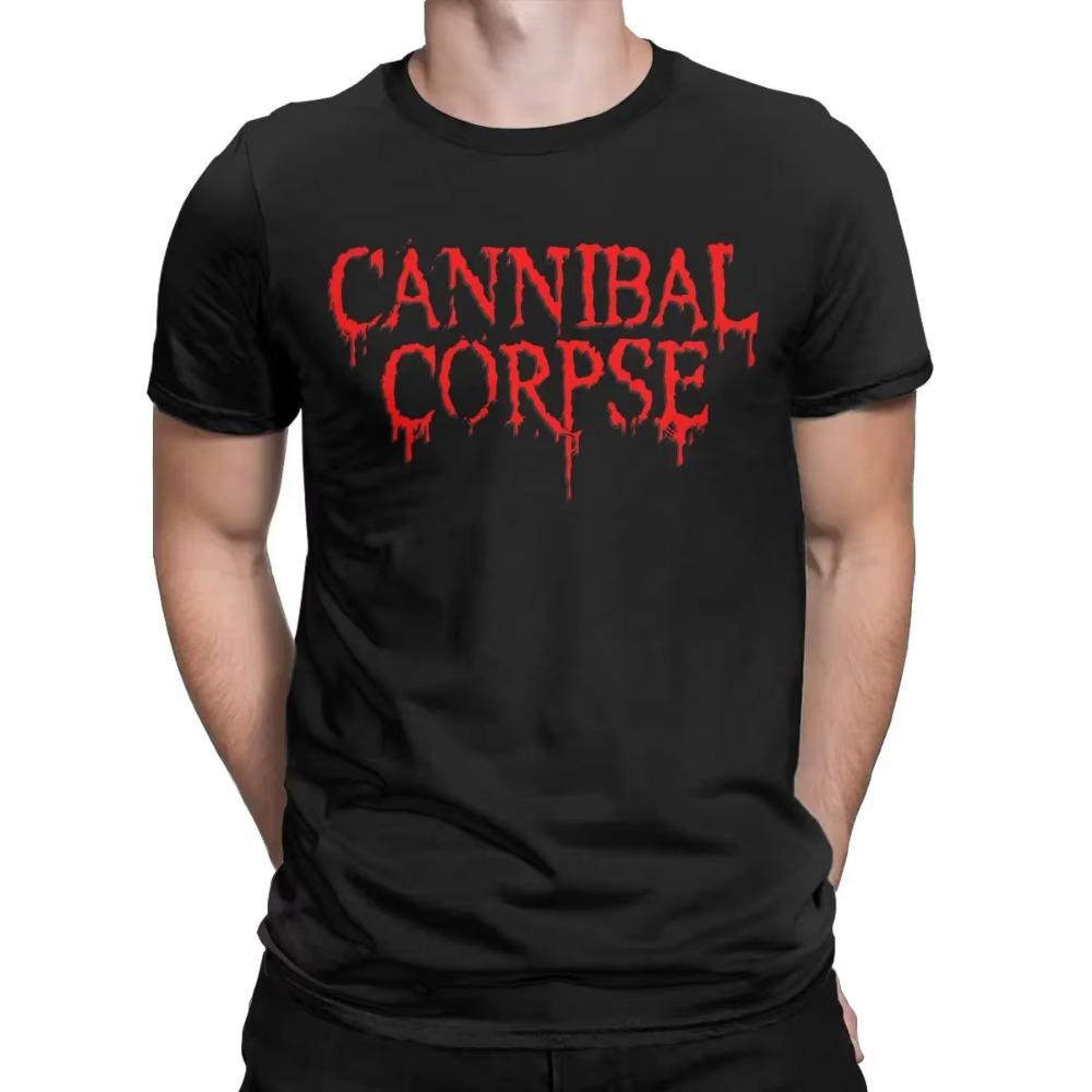 Cannibal-Corpse-Symbol Men's T Shirt Novelty Tee Shirt Short Sleeve Crew Neck T-Shirts Pure Cotton 4XL 5XL Clothing
