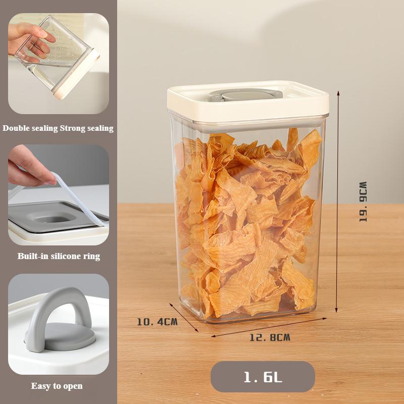 1PC Sealed Jars Grains and Cereals Storage Box Household Jars Storage Jars PET Transparent Bottles  Food Container Kitchen Items