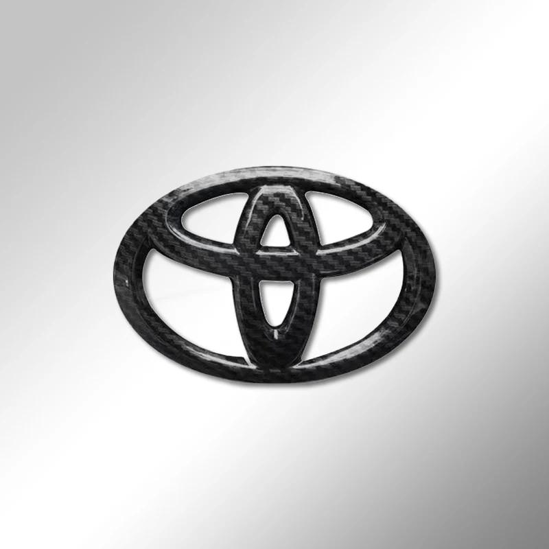 1PCS ABS Toyota Logo Car Emblem Steering Wheel Sticker For Toyota Hilux Prius Avensis Auris Verso Corolla Camry Auto Accessories