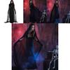 Enchanting Women's Wicked Gothic Witch Dress With Full Length Hooded Cape