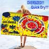 Futbol Colombiano Print Beach Towel, Large Soft Quick Dry Towel for Beach Camping Swimming