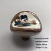 Ceramic Door Handles French Vintage Furniture Handle Cupboard Kithen Cabinet Wardrobe Drawer Closet Pulls Diy Decor