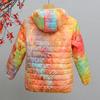 Large Size Women's Cotton-padded Jacket Lightweight Cotton-padded Jacket Stand-up Collar Warm Jacket Hooded Loose Jacket
