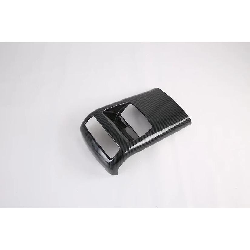 For Hyundai Palisade   2024 Car Accessories Carbon fiber style Armrest Box Rear Air Vent Frame Trim Cover