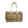 COACH Large capacity 2 way bag Shoulder Bag canvas beige Women F14871 Used