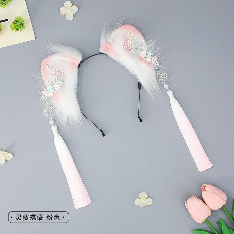 Kitten hair accessories cat ears headgear lolita girl cat ear headband comics cos simulation animal ear headband