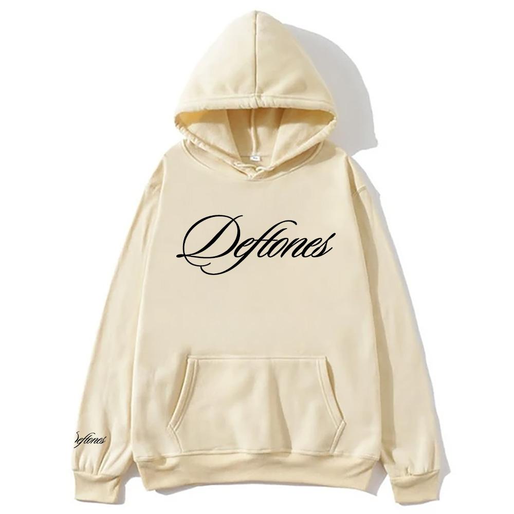 

Deftones Script Logo Hoodie Deftones Rock Band Pullover Men Women Metal Casual Clothes Classic Oversized Sweatshirt High Street 3XL