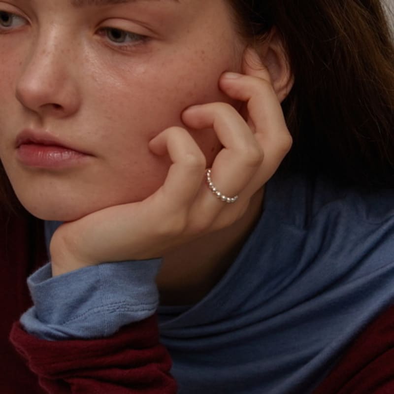 

MERCURY [silver 925] Bubble Ring 13