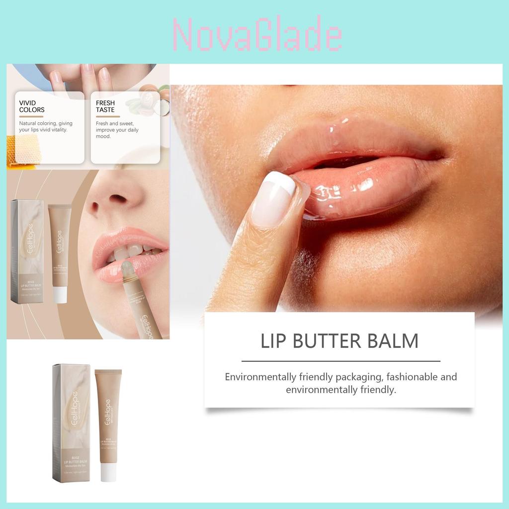 Eelhope Nourishing Moisturizing Beige Lip Balm With Hydrating And Revitalizing Properties For Soft Lips