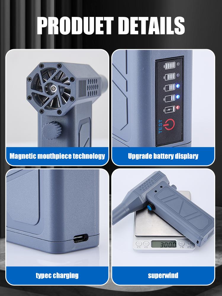 62m/s Handheld Turbo Fan 300000RPM Powerful Electric Portable Air Blower Jet Fan for Car Wash And Dryer