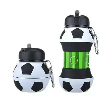 Folding Water Cup Outdoor Sports Kettle Household Silicone Creative Portable Anti Fall Leak Proof Children s Water Cup