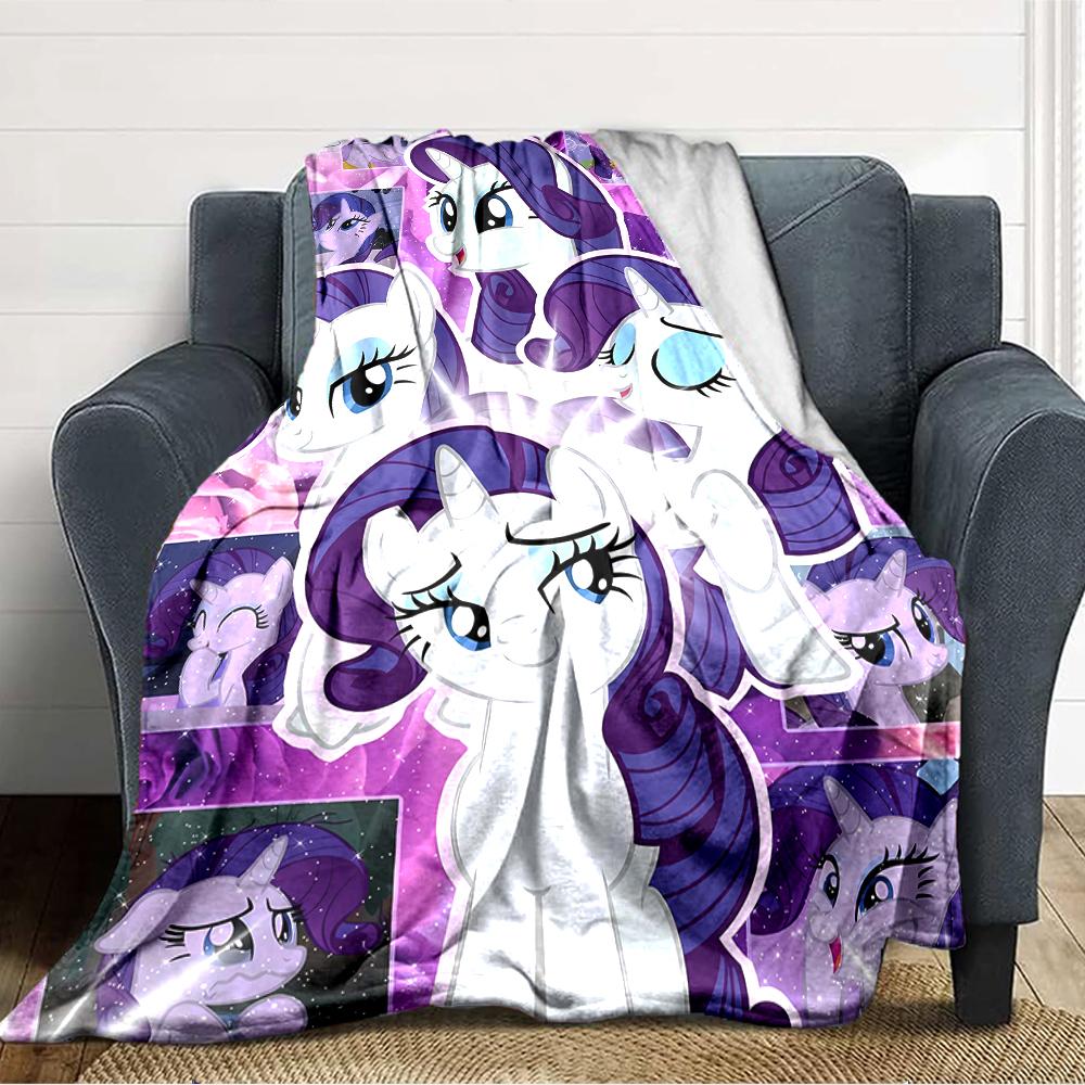 1pc My Little Pony6 Blanket, Gift, for Men and Women, Soft Blanket, Good for Sofa Bed Couch Travel, Lightweight Flannel Blanket