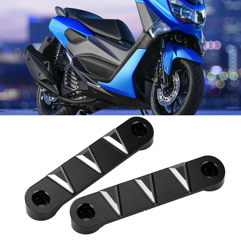 Front Axle Mudguard Plate Cover Trim Replacement for Yamaha NMAX 125 150 155 2015 2019Black