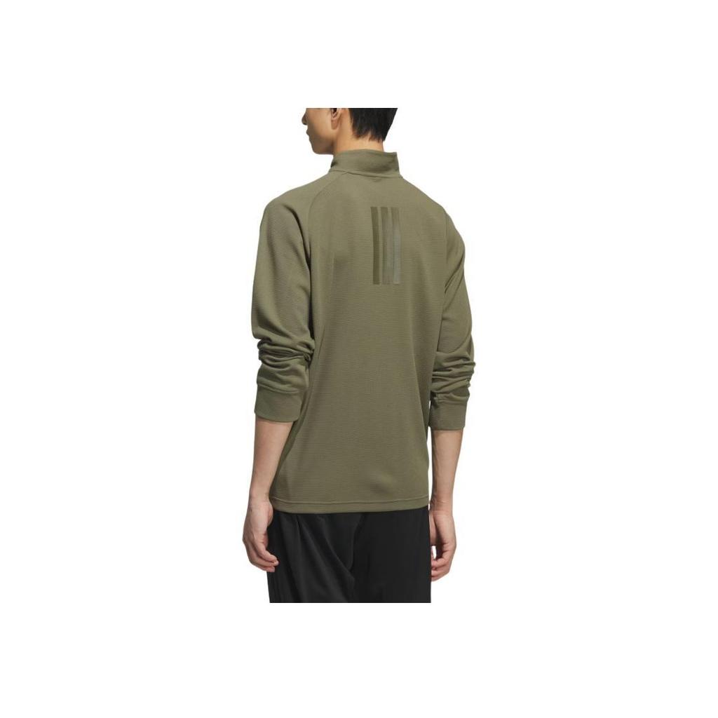 Adidas FW25 Modern Tech Waffle Crew Sweatshirt Men Tops KB5211