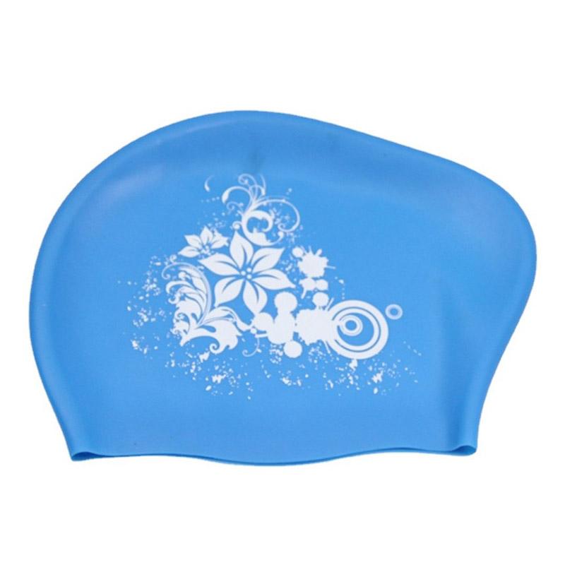 New Silicone Swimming Cap Long Hair Women's Waterproof Swim Caps Ladies Diving Hood Hat Kids Garras Natacion Casquette