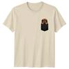 Dog In Pocket Animals Dogs Mens TShirt Womens Tee Graphic Shirt