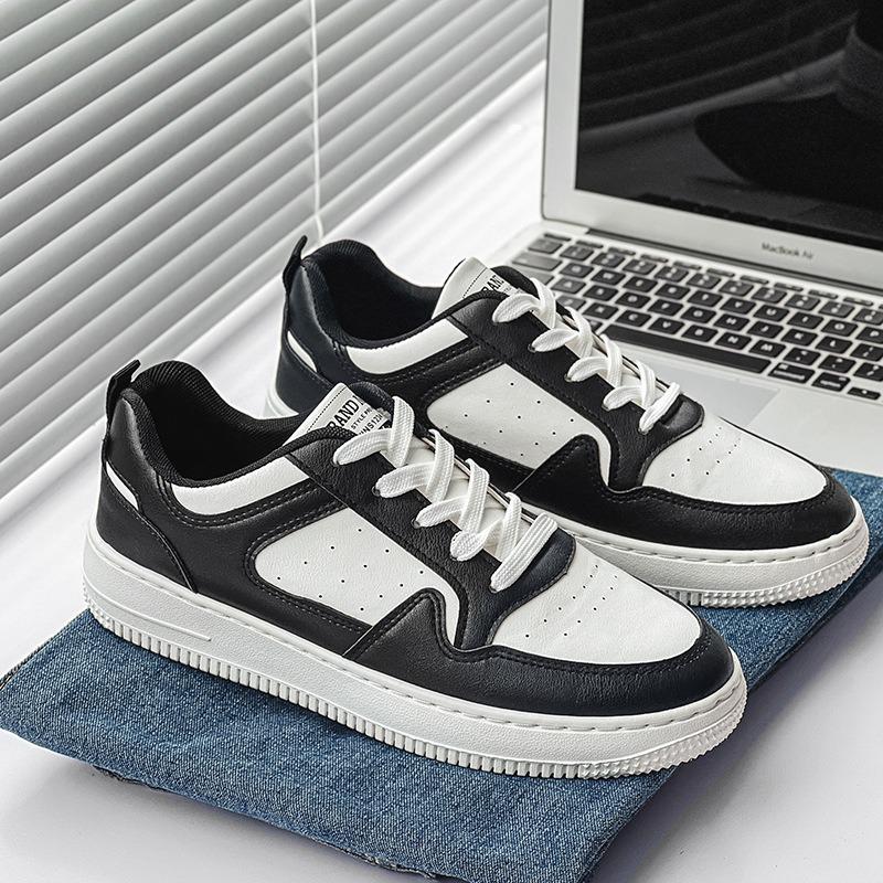 Fashion Mens Shoes High Quality Leather Casual Shoes Luxury Sneakers Fashion Skateboard Shoes for Men Sport Running Shoe Tenis Masculino