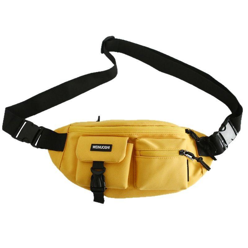 Chest Bag for Women's Waist Bag Sports Riding Breasts Multi pocket Men's Travel Light Bag One Shoulder Crossbody Bag