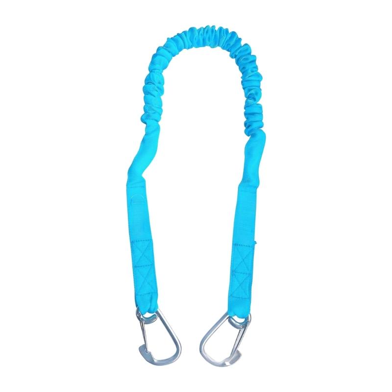 Boats Bungees Dock Line, Elastic Boats Bungees Mooring Line, Two Clip End and Protective Outer Sleeve for Water Sports Gear