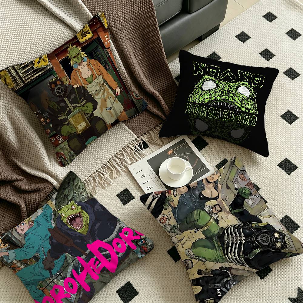 Anime DDorohedoroS Lucky Dragon pillow cover sofa cushion cover home room decoration children gift
