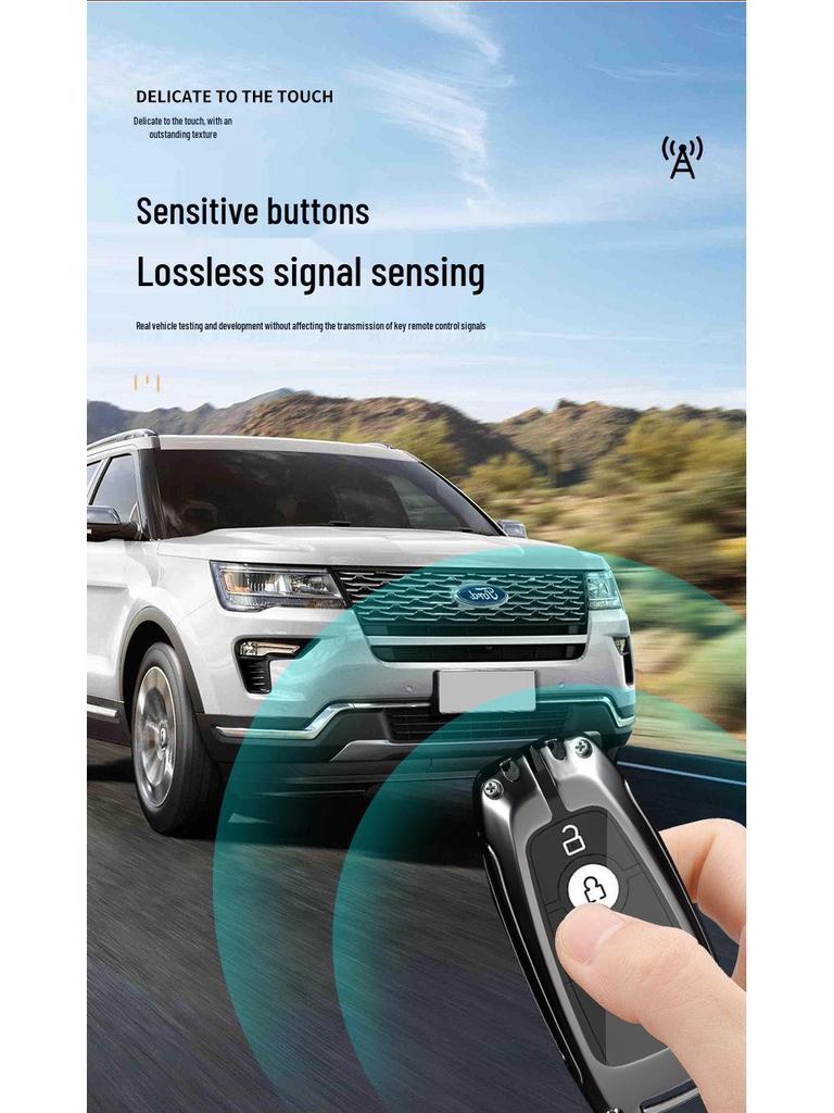 2023 Ford Explorer Schlüsselhülle - Stilvolle Herren-Schutzhülle und Schnalle.