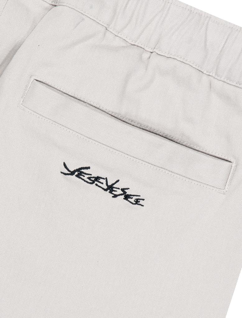 YESEYESEE Elastic Easy Cotton Pants Beige