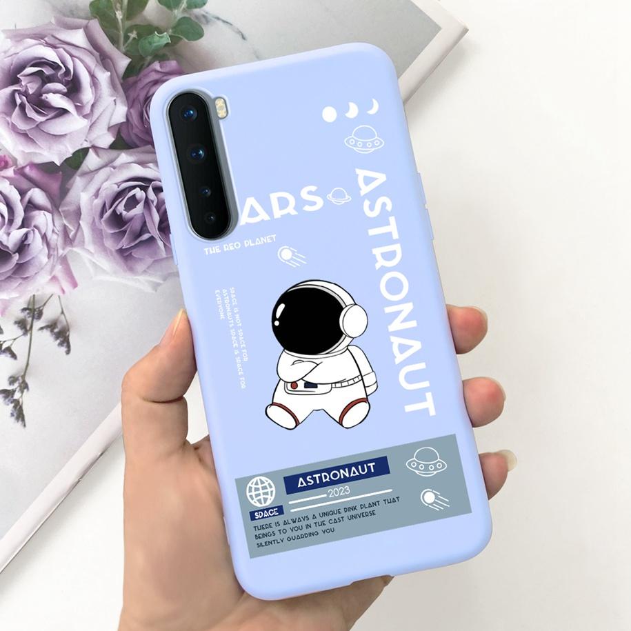 Für OnePlus Nord Hülle AC2001 AC2003 Stoßfeste Abdeckung Süßer Astronaut Silikon Funda Für One Plus Nord Hülle OnePlus 8 Nord Capa