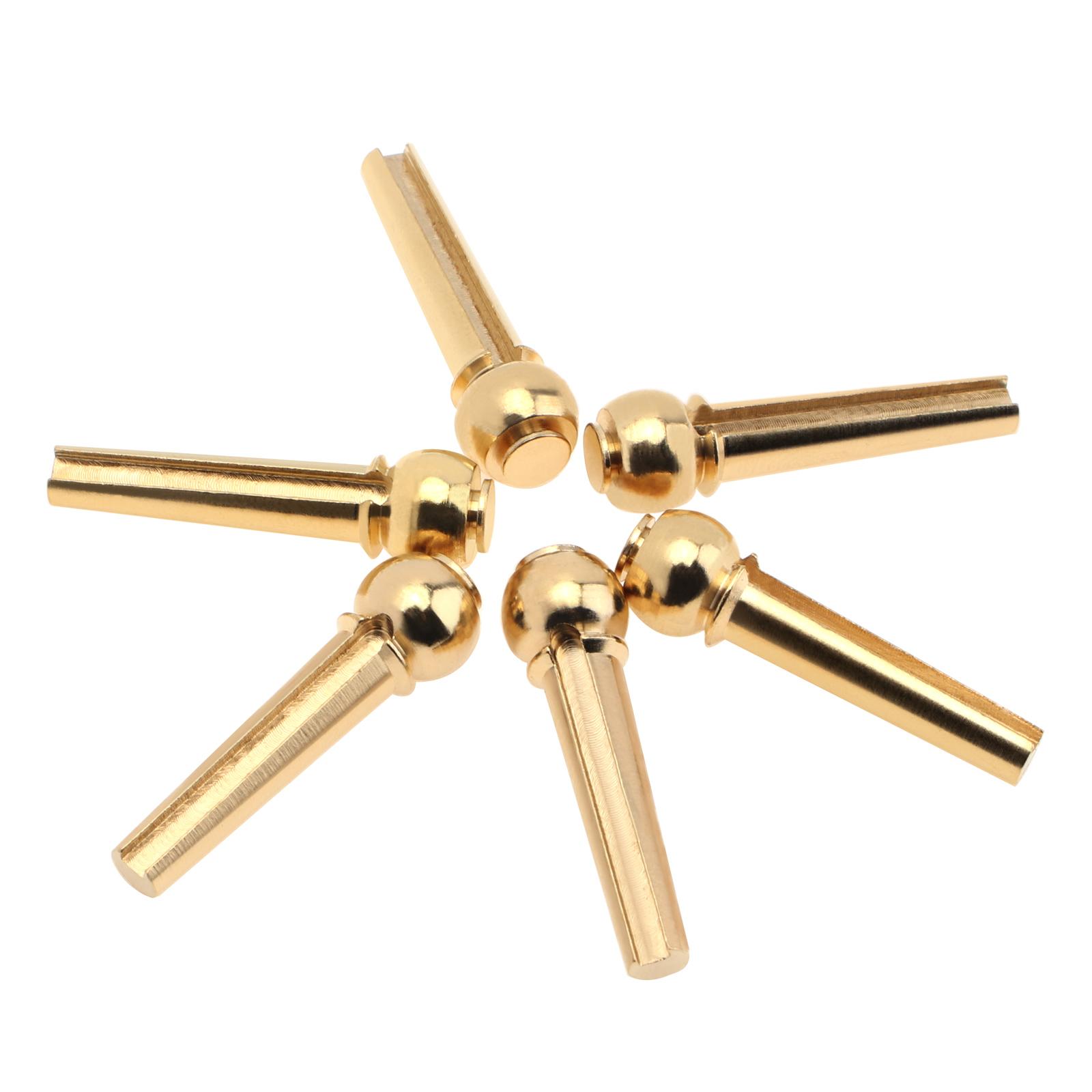 

Гитарный мост Штырь комплект из 6штук аккустическая гитара золотой