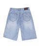 1011 GALLERY G Logo Denim Shorts - Light Blue