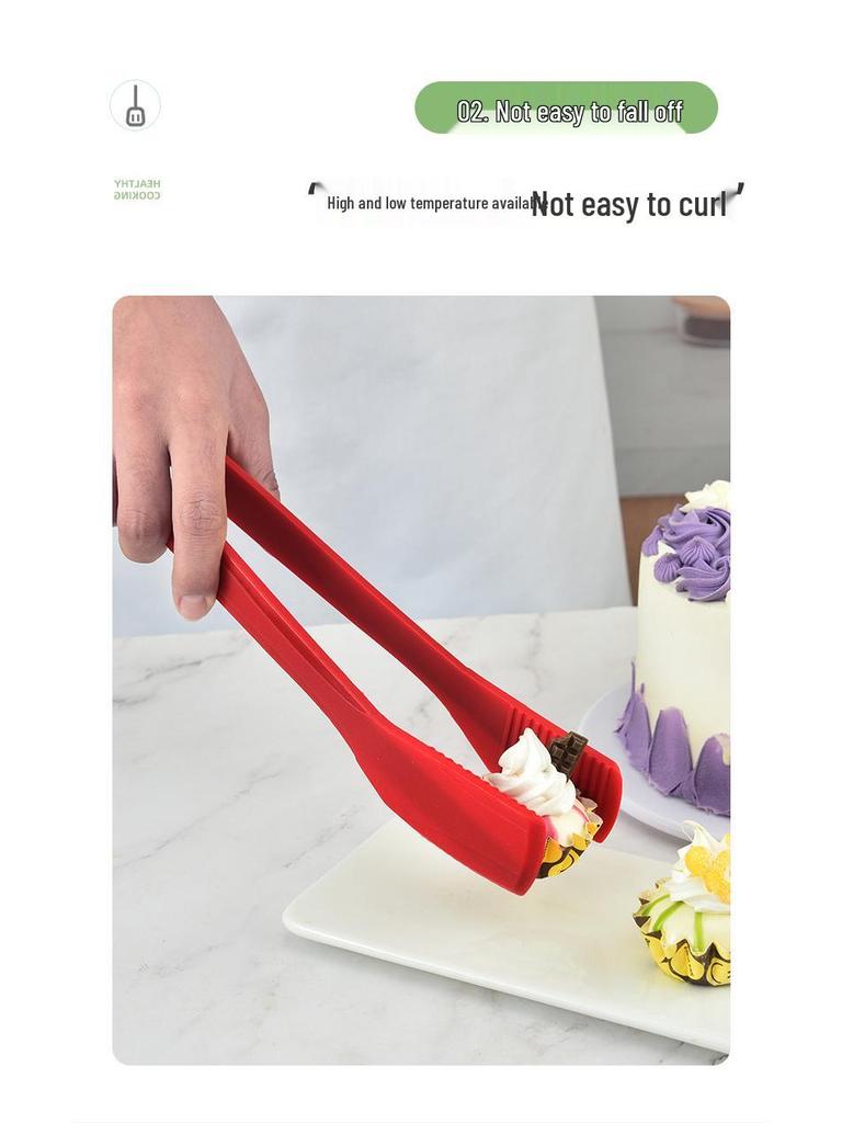 Silicone Kitchen Tongs for Cooking, Baking, and Grilling