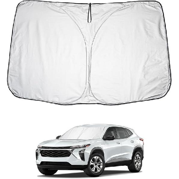 LUWU для 2024 2025 Chevrolet Trax Солнцезащитная шторка на лобовое стекло 2024 2025 Chevy Trax Солнцезащитные шторки на лобовое стекло Аксессуары для Chevrolet Trax Trax LS/1RS/2RS/LT/Activ 2024 2025 Chevrolet Trax