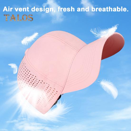 Baseball Hat Extended Brim Sunshade Effect Adjustable Sun Hat Quick-Drying Cap with Breathable Holes
