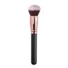 Portable Angled Contour Brush with Wooden Handle & Fiber Bristles