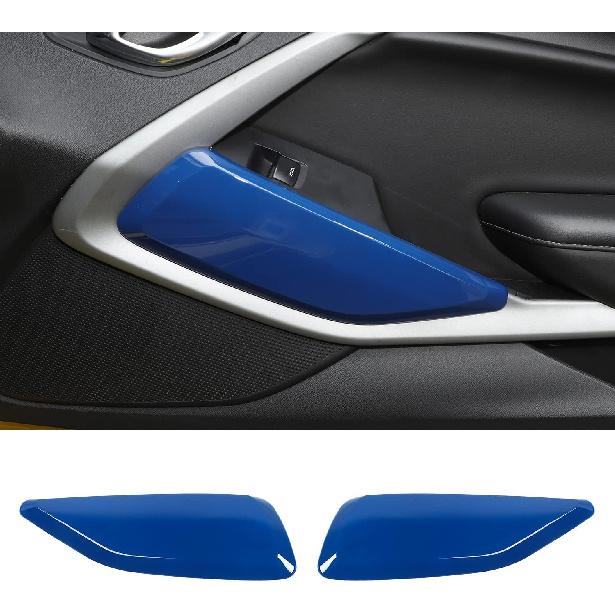 

RT-TCZ Interior Door Panel Trim Cover Interior Decoration Accessories for Chevrolet Camaro 2016-2022,2 PCS(Carbon Fiber Grain) синий