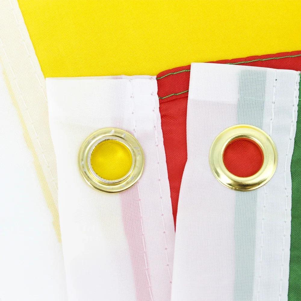 90*150cm Ethiopia Flag with Lion Ethiopian Lion of Judah Flags Polyester with Brass Grommets