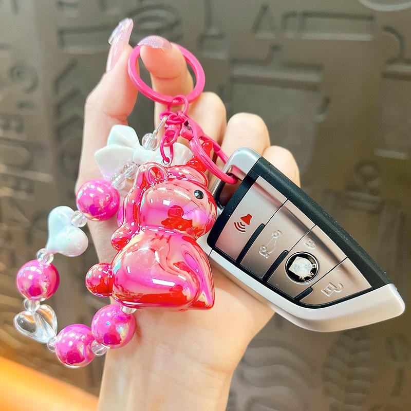 Fashion Cartoon Unicorn Phone Chain Cute Bag/Phone Pendant Couple Keychains Gifts Women for Jewelry Bag Charm