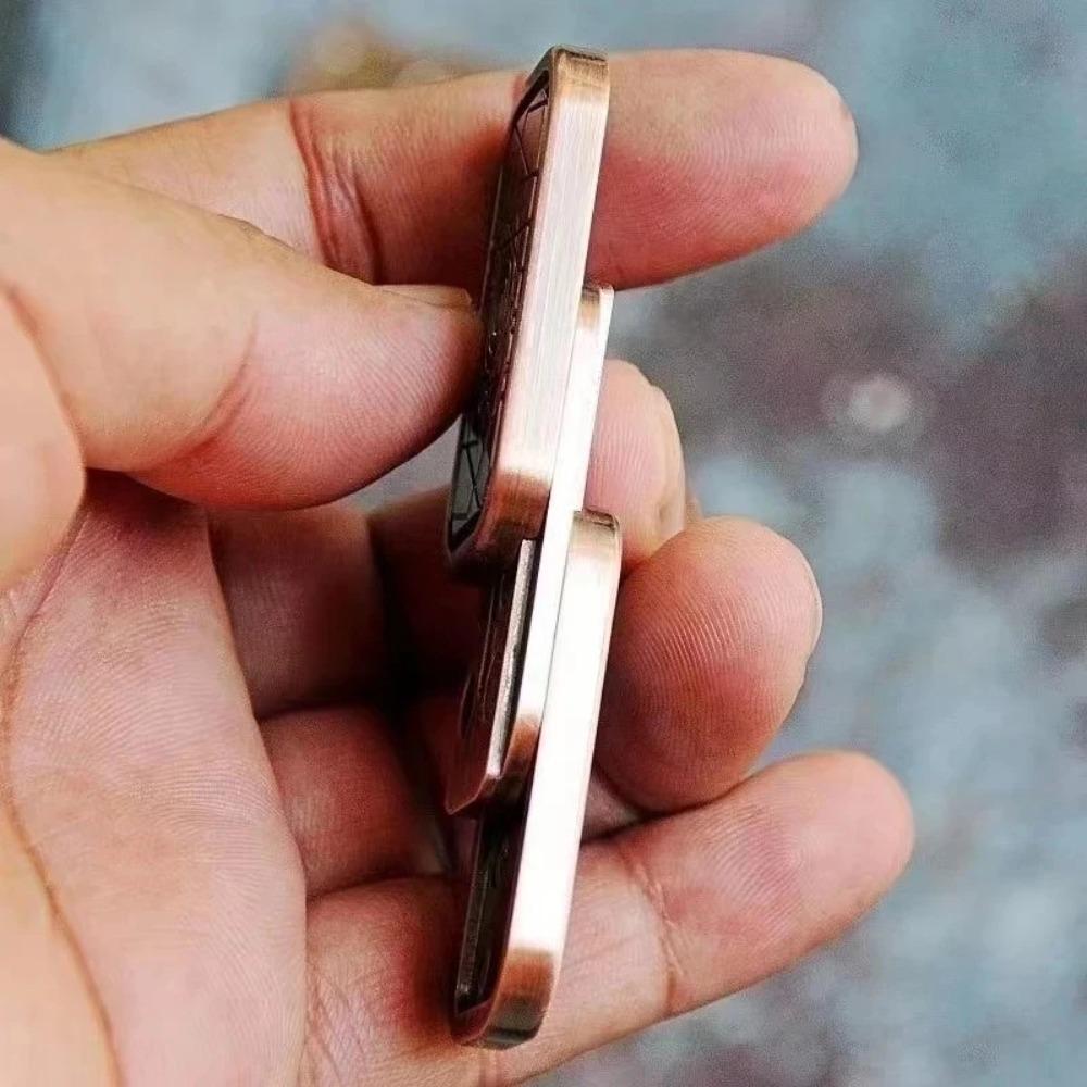 Magnetischer Schieber 3-stufige Stärke Metall EDC Hand Spinner Fidget Spielzeug Autismus Sensorik Spielzeug ADHS Angst Stressabbau