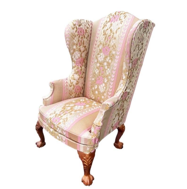 Miniature Single Sofa/ArmChair Model Figure For 1/6 Doll House Decoration Wood Kids Toy Furniture Scene Setting Decors