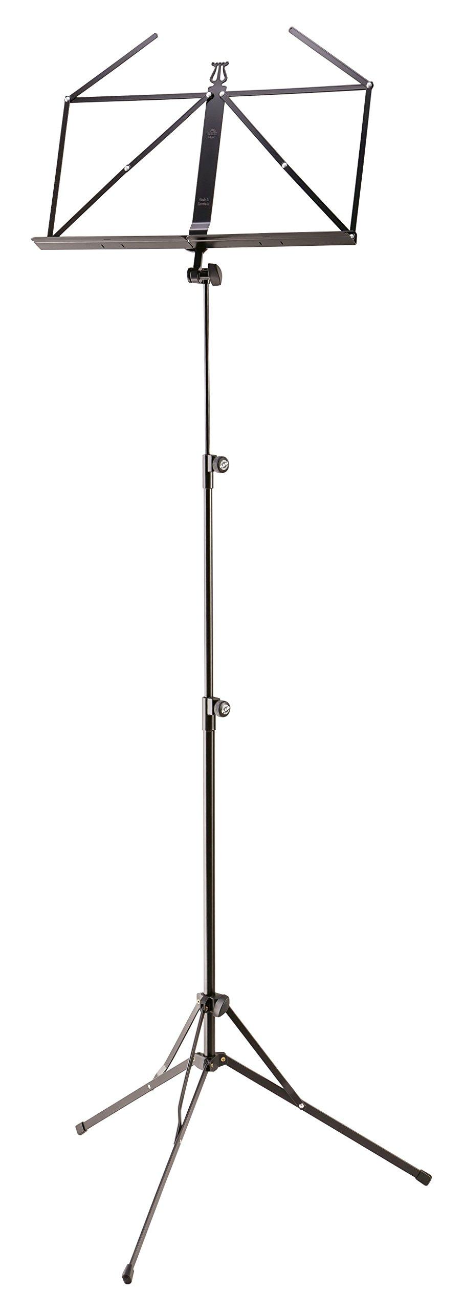 

K&M Foldable Music Stand Extra Long Specification [10052] Color: Black