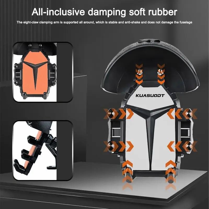 Motorrad Fahrrad Handyhalter Drehbar Stoßfest Navigation Wasserdicht Sonnenblende Fahrrad Handyhalter Stoßfeste Halterung